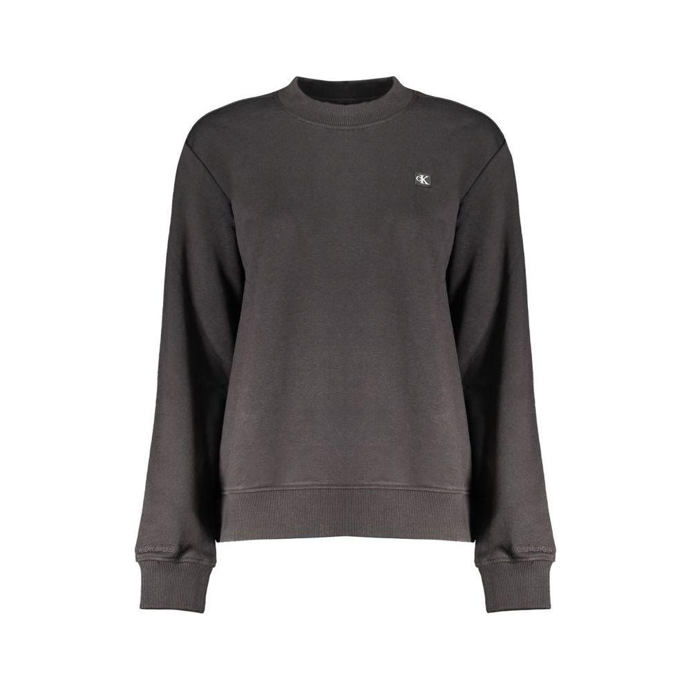 Calvin Klein Black Cotton Sweater Calvin Klein