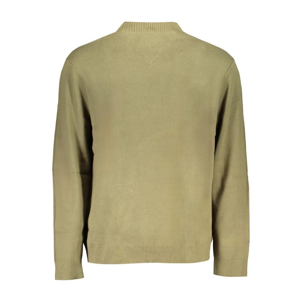 Tommy Hilfiger Green Cotton Sweater Tommy Hilfiger