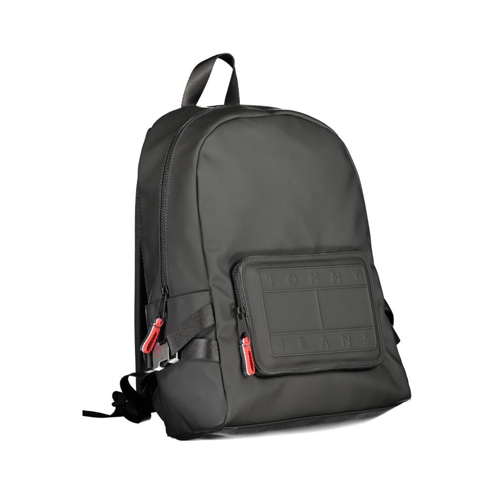 Tommy Hilfiger Black Polyester Backpack Tommy Hilfiger