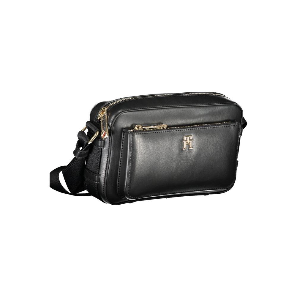 Tommy Hilfiger Black Polyethylene Handbag Tommy Hilfiger