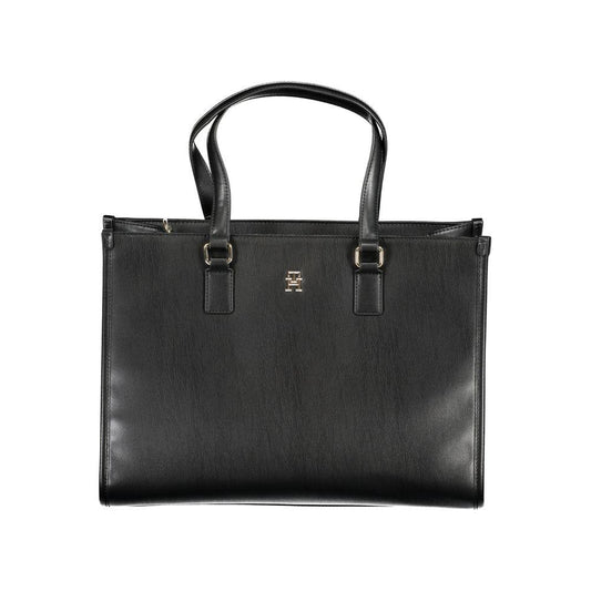 Tommy Hilfiger Black Polyethylene Handbag Tommy Hilfiger