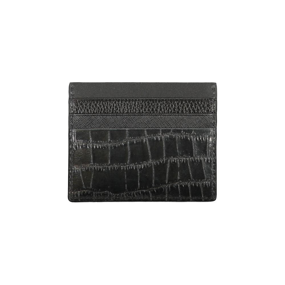 Tommy Hilfiger Black Leather Wallet Tommy Hilfiger