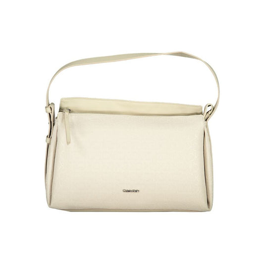 Calvin Klein Beige Polyester Handbag Calvin Klein