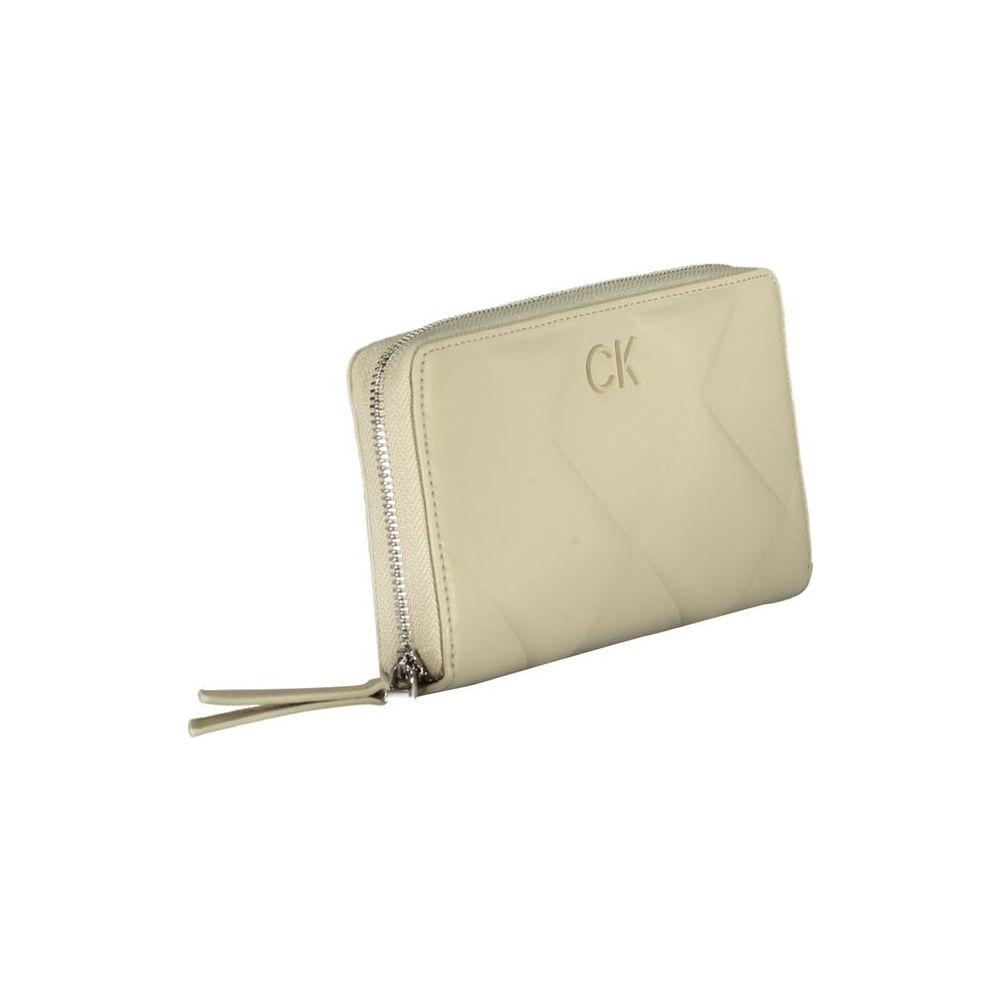 Calvin Klein Beige Polyester Wallet Calvin Klein