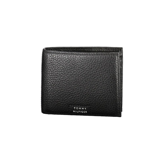 Tommy Hilfiger Black Leather Wallet Tommy Hilfiger