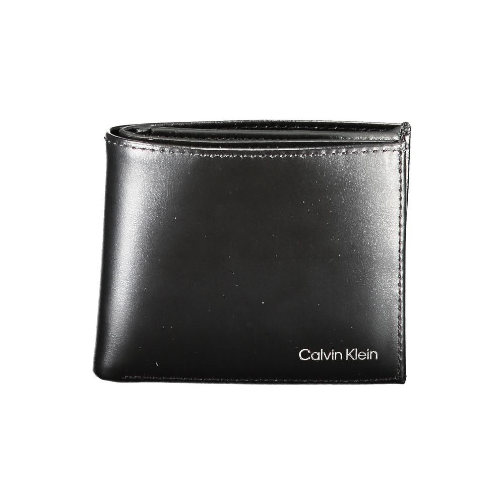 Calvin Klein Black Leather Wallet Calvin Klein