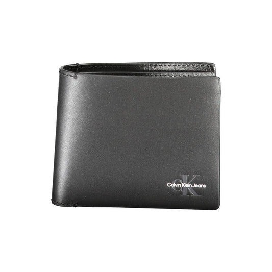 Calvin Klein Black Leather Wallet Calvin Klein