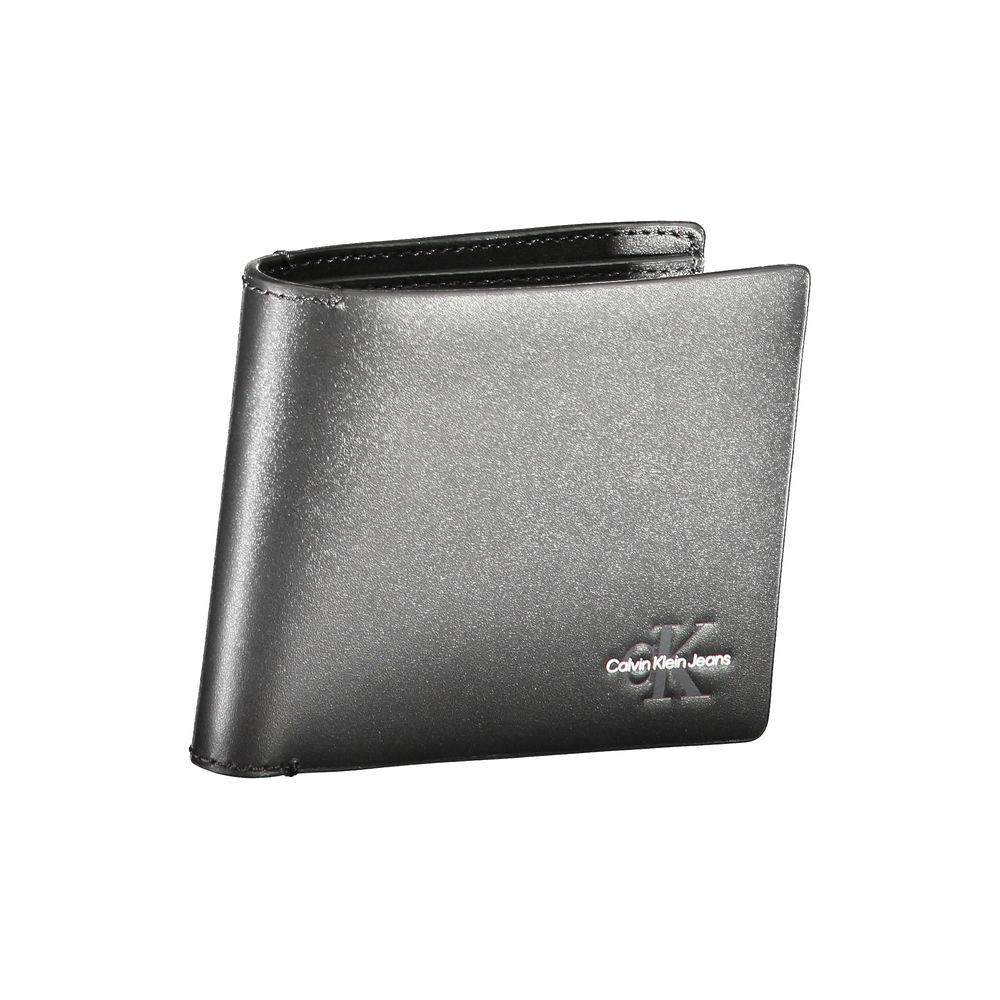 Calvin Klein Black Leather Wallet Calvin Klein