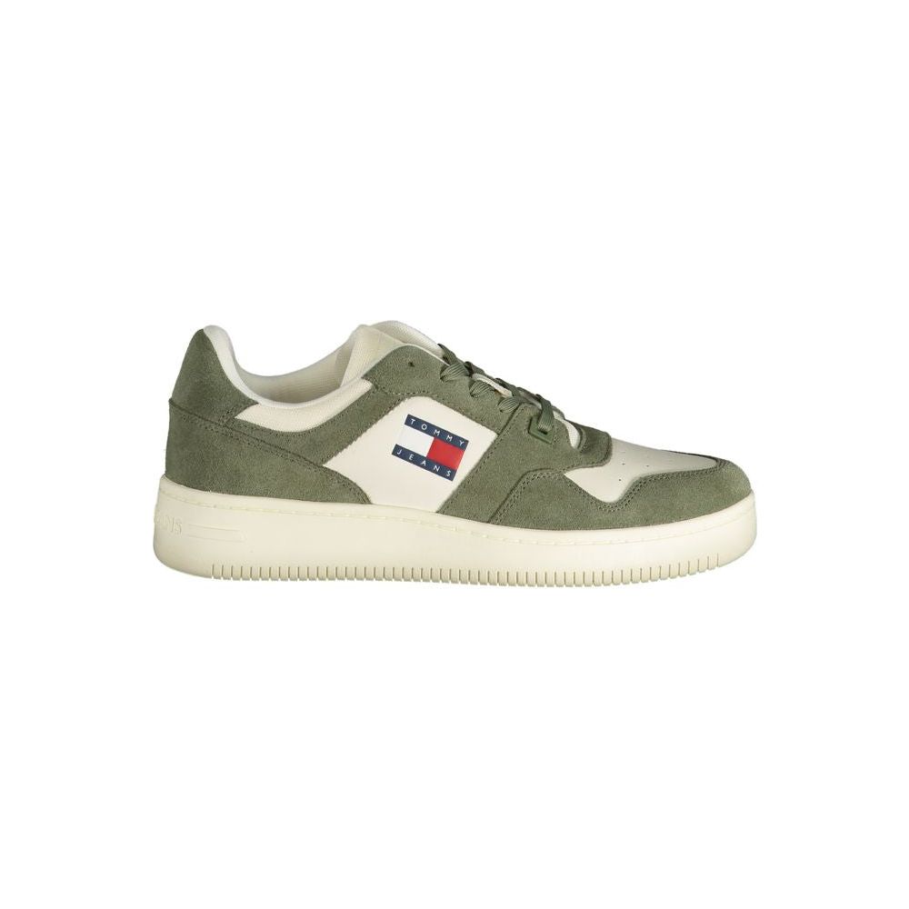 Tommy Hilfiger Green Polyester Sneaker Tommy Hilfiger