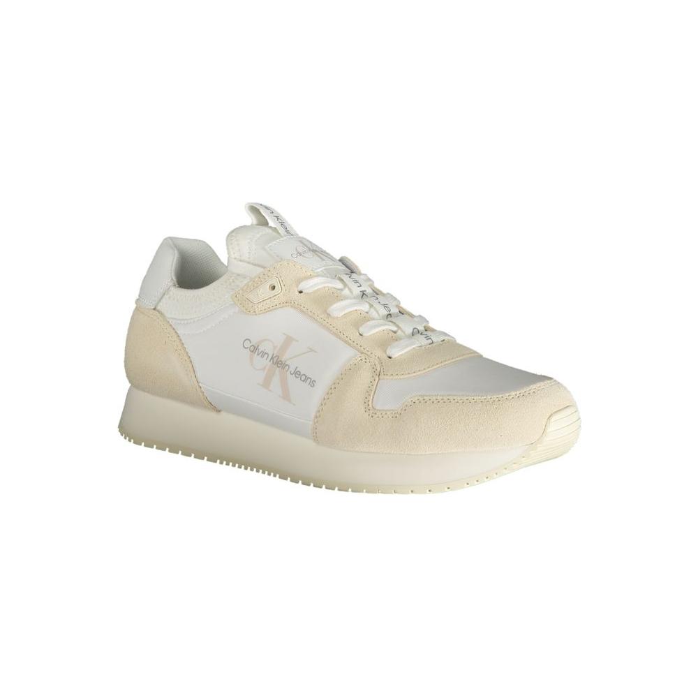 Calvin Klein White Polyester Sneaker Calvin Klein