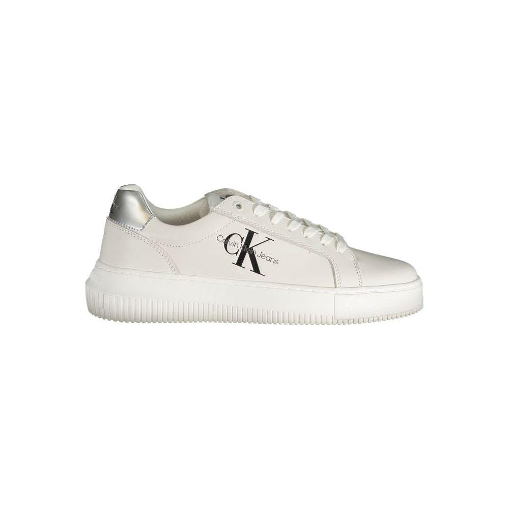 Calvin Klein White Polyester Sneaker Calvin Klein