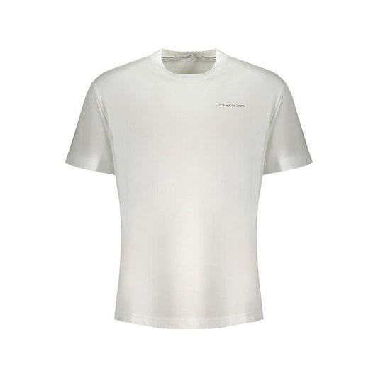 Calvin Klein White Cotton T-Shirt Calvin Klein