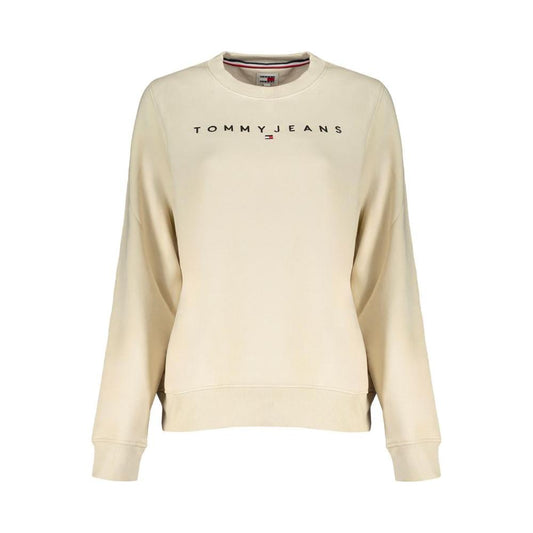 Tommy Hilfiger Beige Cotton Sweater Tommy Hilfiger