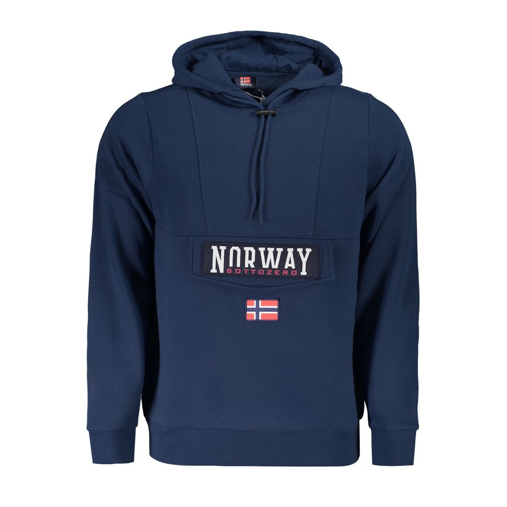 Norway 1963 Blue Cotton Men Sweater Norway 1963