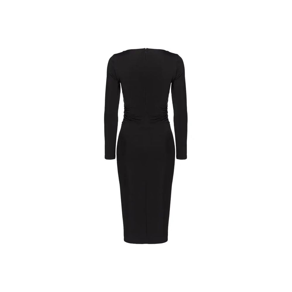 PINKO Black Viscose Dress PINKO