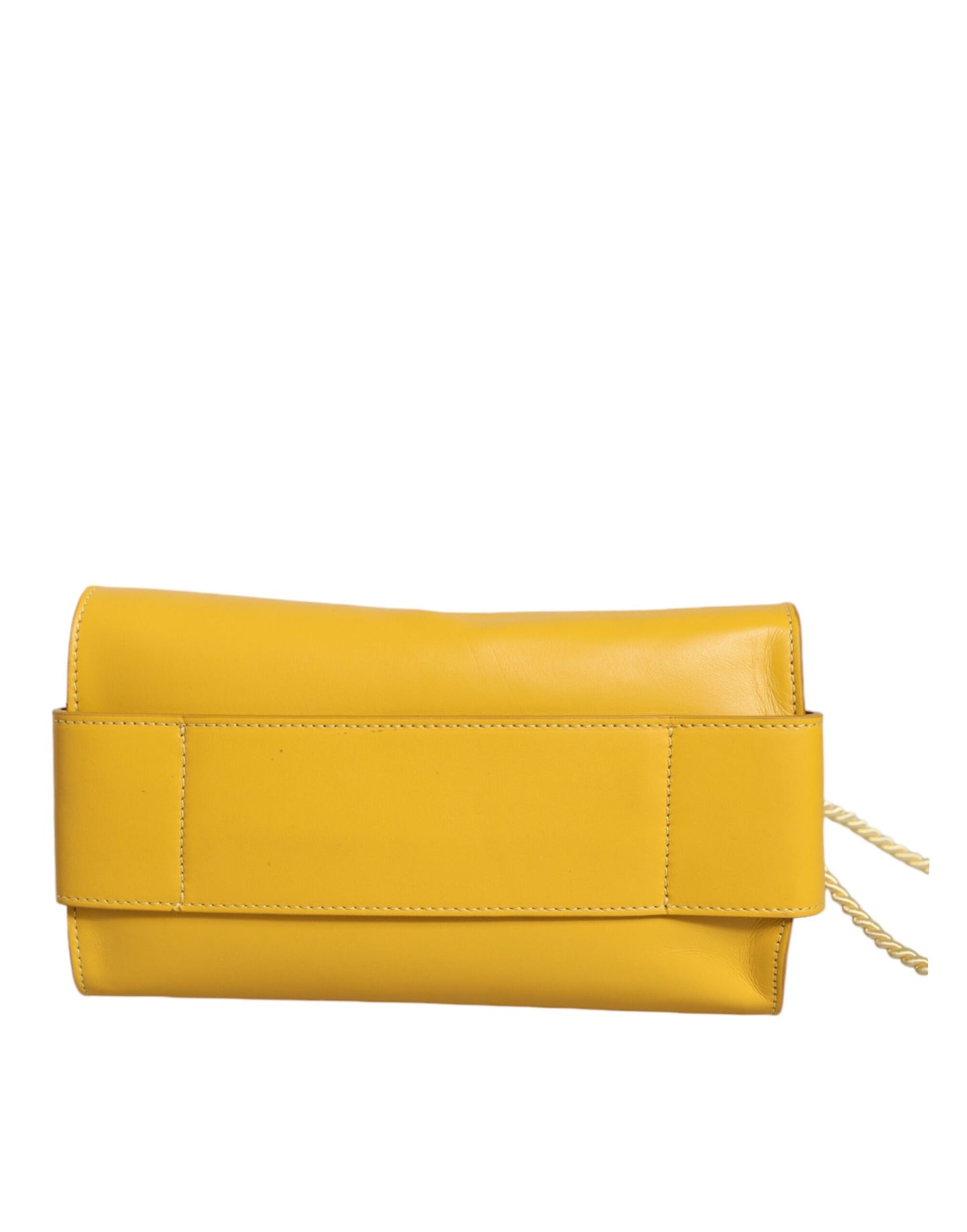 Patrizia Pepe Yellow Leather Shoulder Strap Top Handle Bag Patrizia Pepe