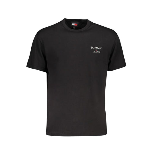 Tommy Hilfiger Black Cotton T-Shirt Tommy Hilfiger