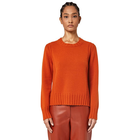 Alpha Studio Orange Cashmere Sweater Alpha Studio