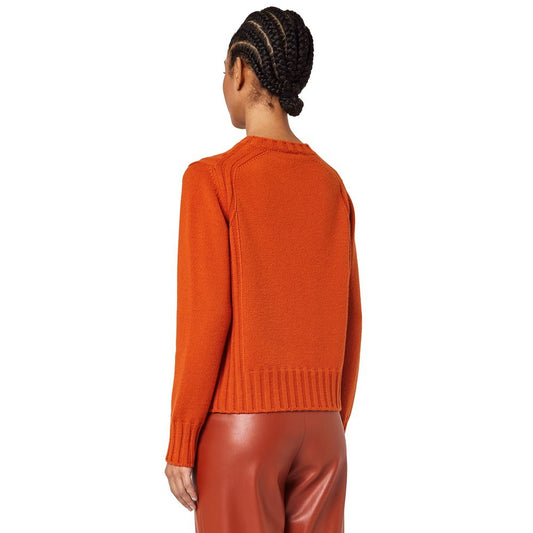 Alpha Studio Orange Cashmere Sweater Alpha Studio