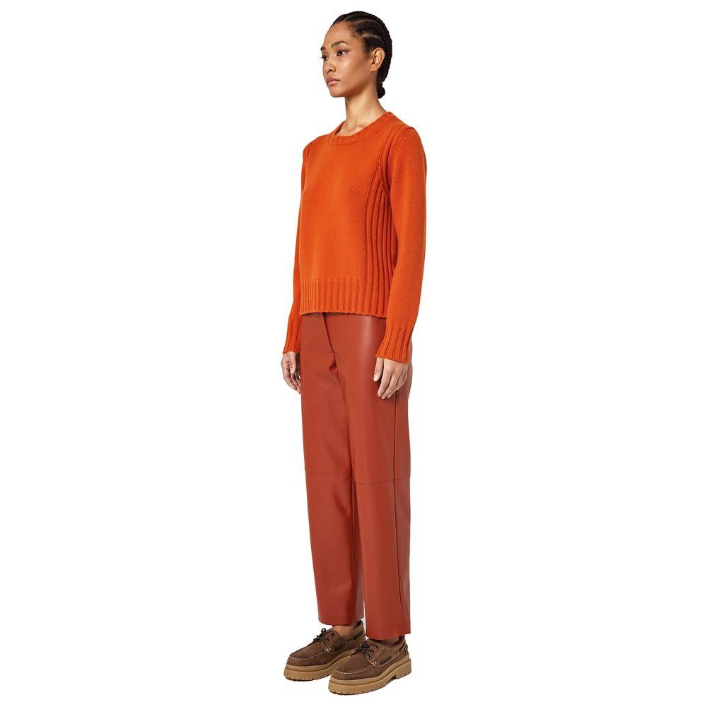 Alpha Studio Orange Cashmere Sweater Alpha Studio