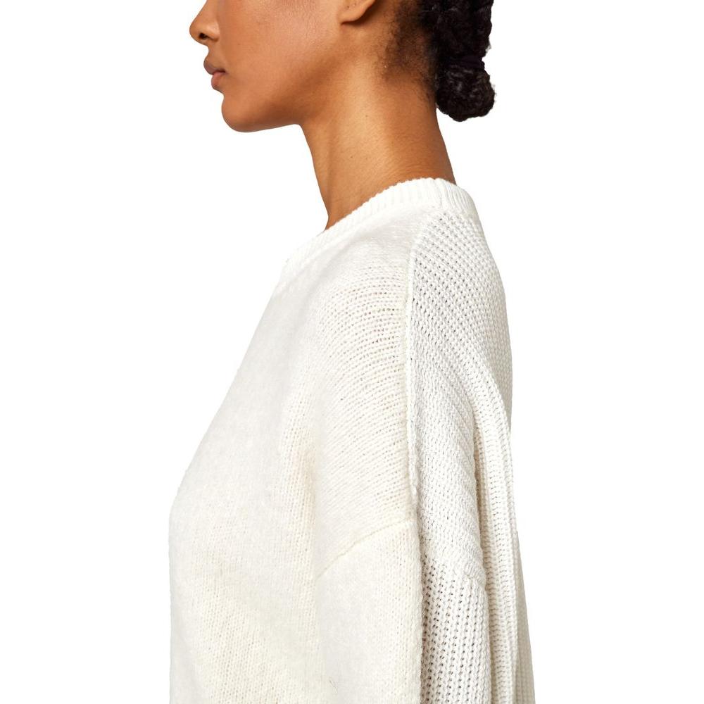 Alpha Studio White Wool Riciclata Sweater Alpha Studio