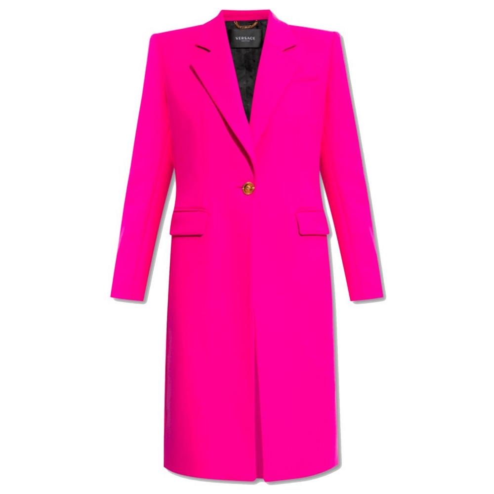 Versace Fuchsia Viscose Jackets & Coat Versace