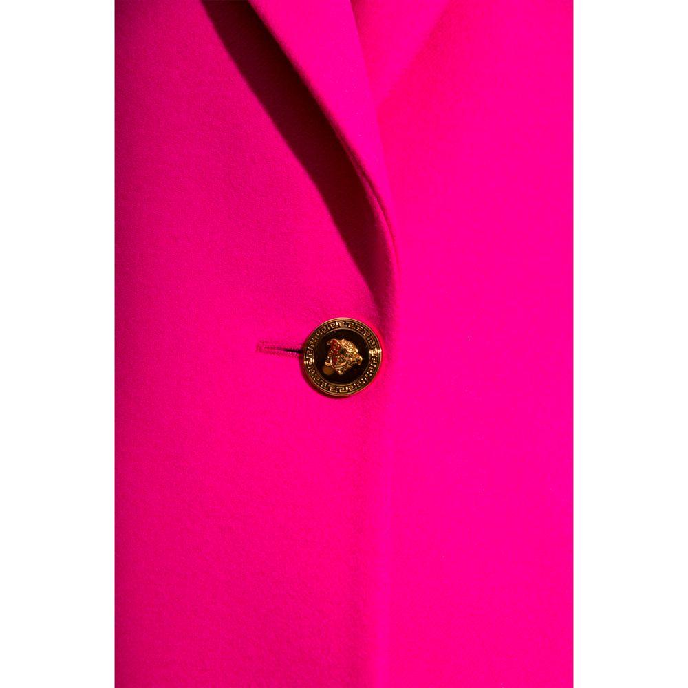 Versace Fuchsia Viscose Jackets & Coat Versace