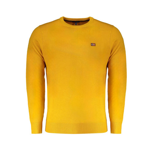 Norway 1963 Yellow Wool Men Sweater