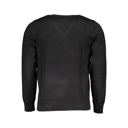 U.S. Grand Polo Black Nylon Sweater U.S. Grand Polo