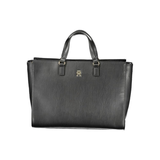 Tommy Hilfiger Black Polyethylene Handbag Tommy Hilfiger