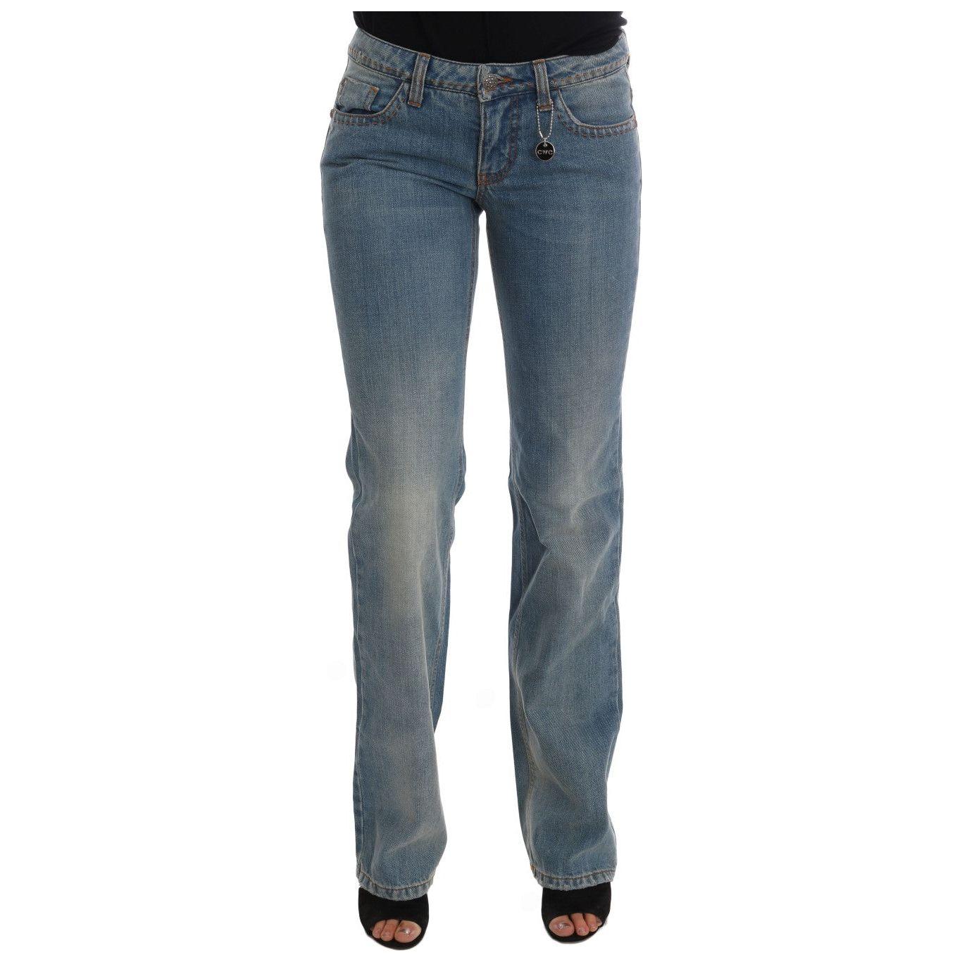 Costume National Blue Wash Cotton Classic Jeans