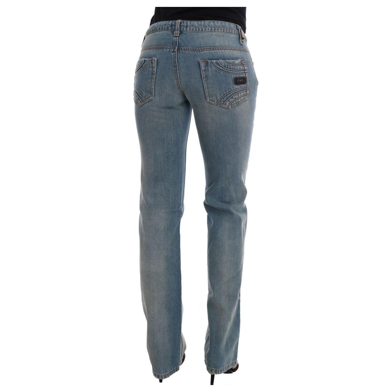 Costume National Blue Wash Cotton Classic Jeans