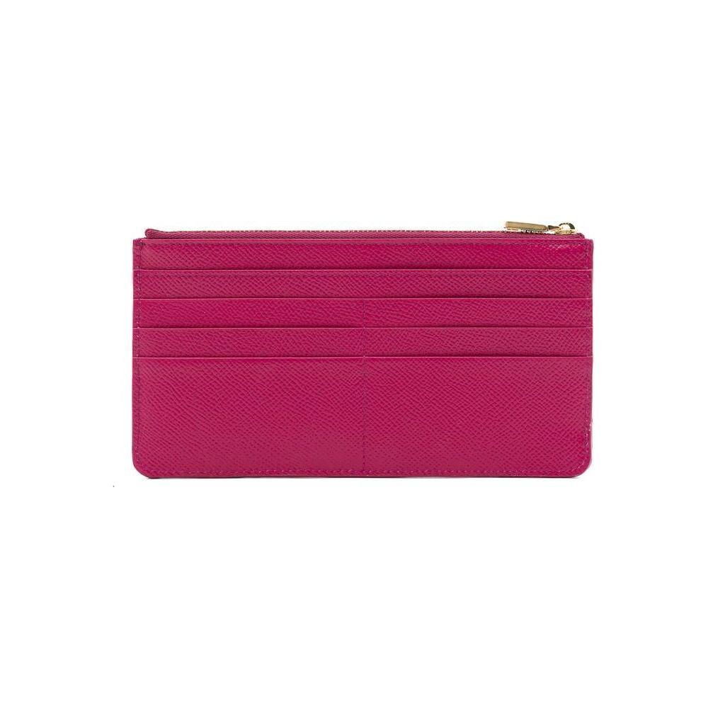 Dolce & Gabbana Fuchsia Leather Wallet Dolce & Gabbana