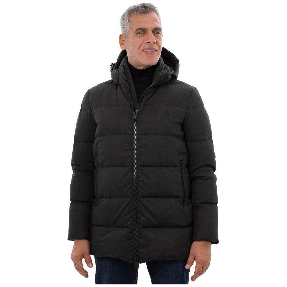 Herno Black Polyester Jacket Herno