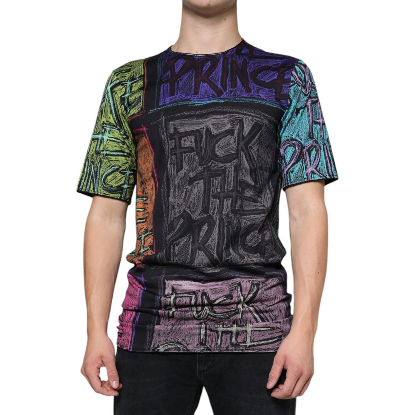 Dolce & Gabbana Multicolor Graphic Print Cotton T-shirt Dolce & Gabbana