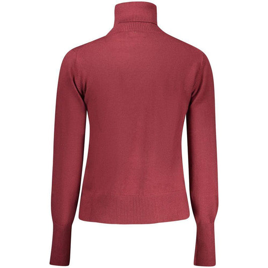 Guess Jeans Red Polyester Sweater Guess Jeans