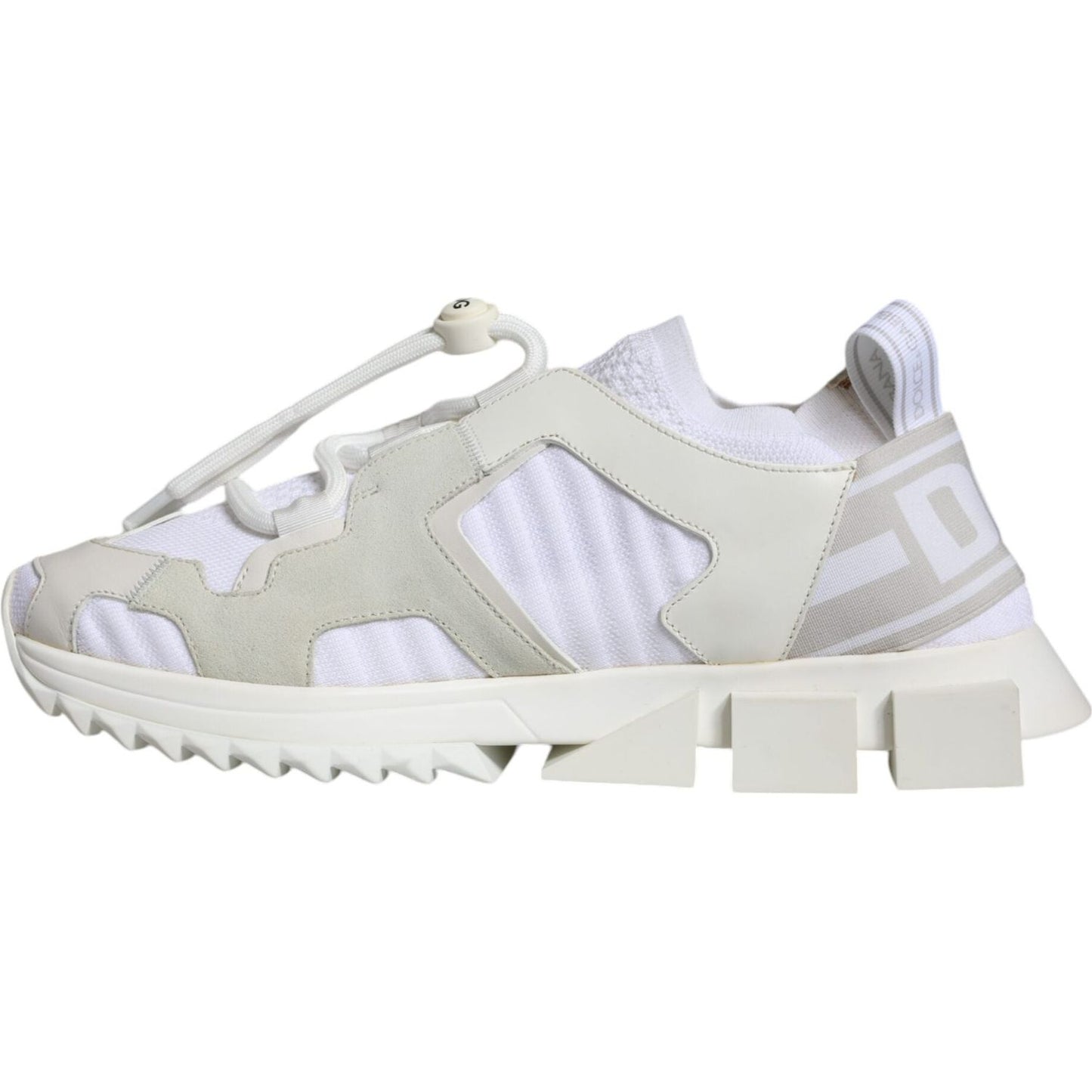 Dolce & Gabbana White Mesh Sorrento Trekking Sneakers Shoes Dolce & Gabbana