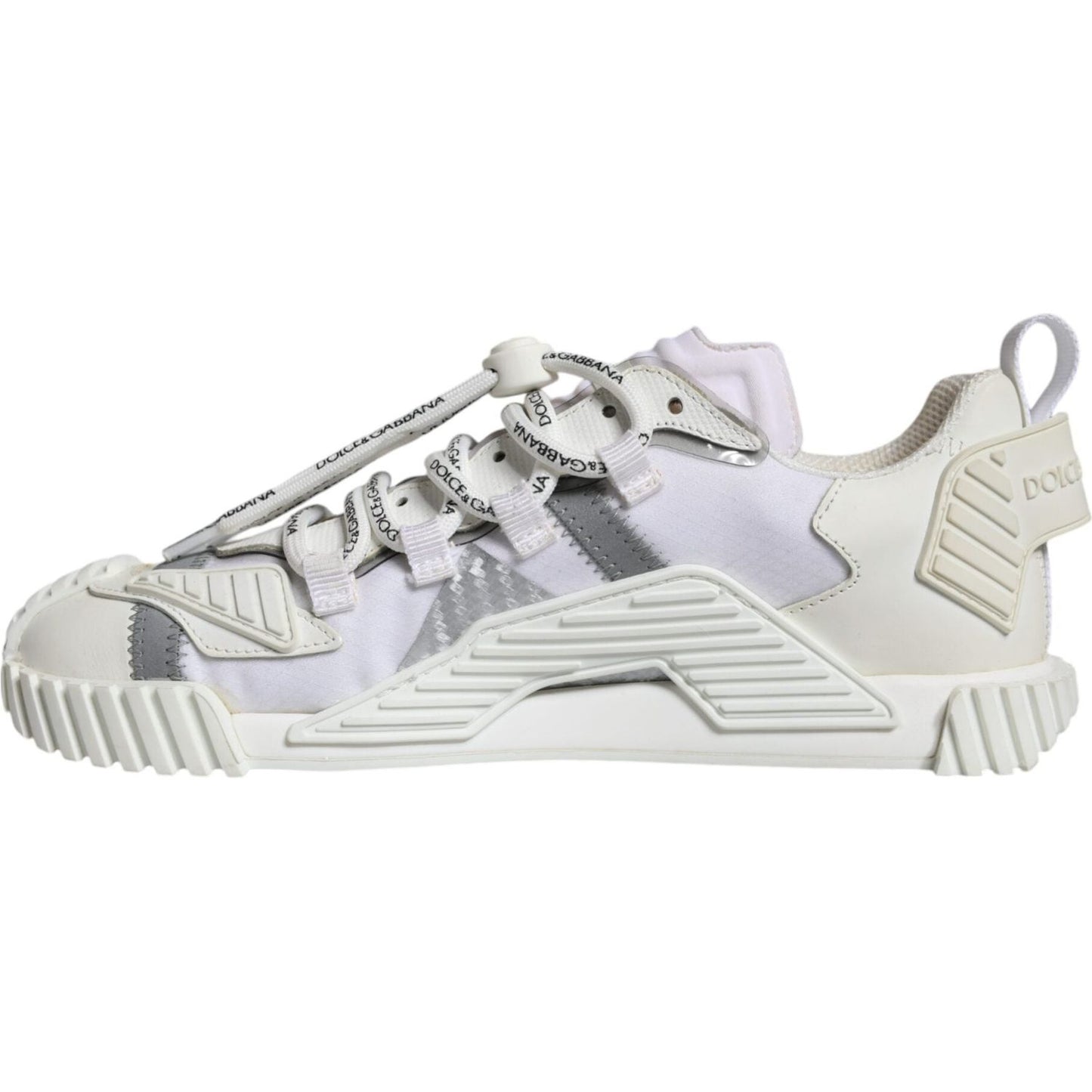 Dolce & Gabbana White Lace Up Low Top NS1 Sneakers Shoes Dolce & Gabbana