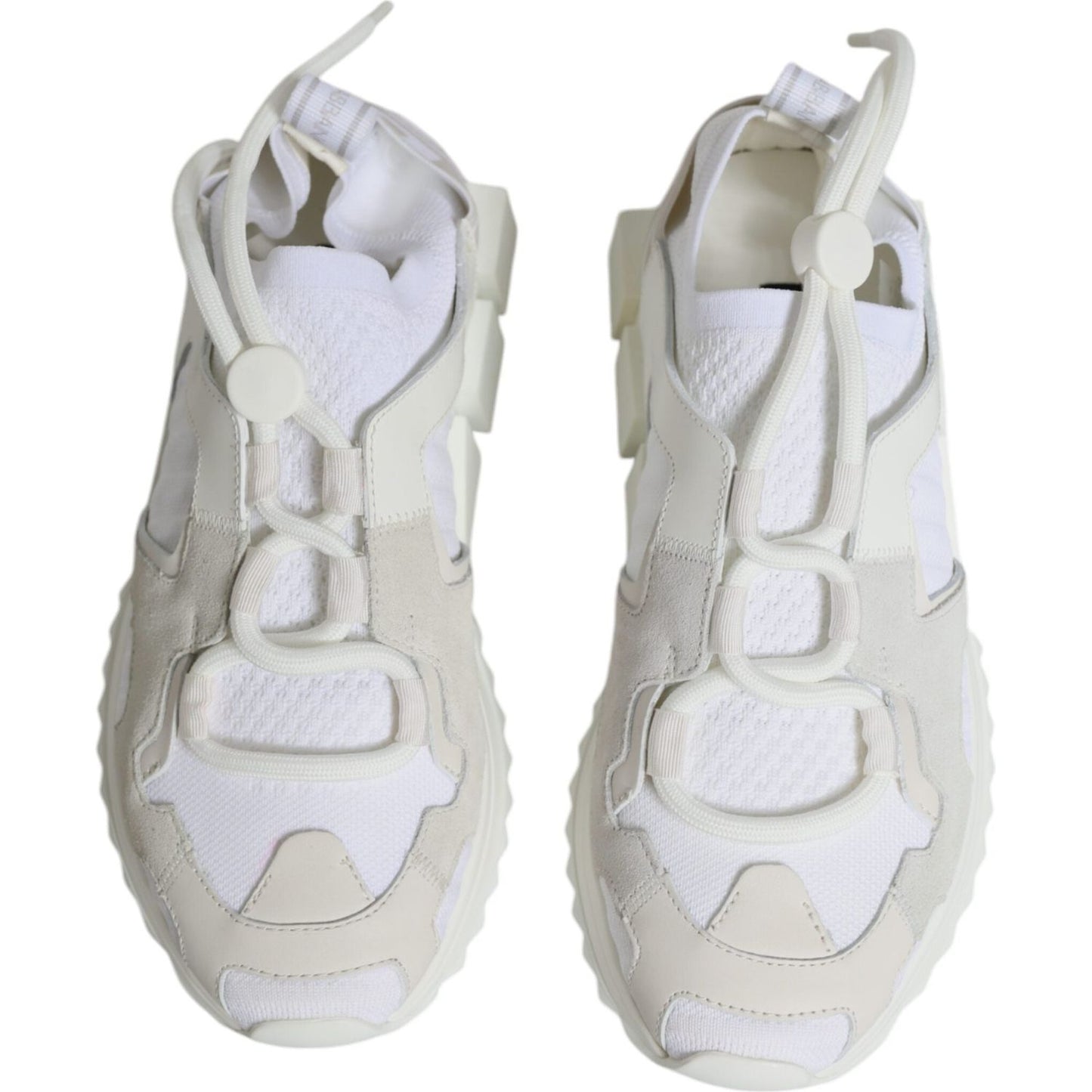 Dolce & Gabbana White Mesh Sorrento Trekking Sneakers Shoes Dolce & Gabbana