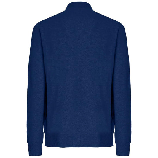 Malo Blue Wool Sweater Malo