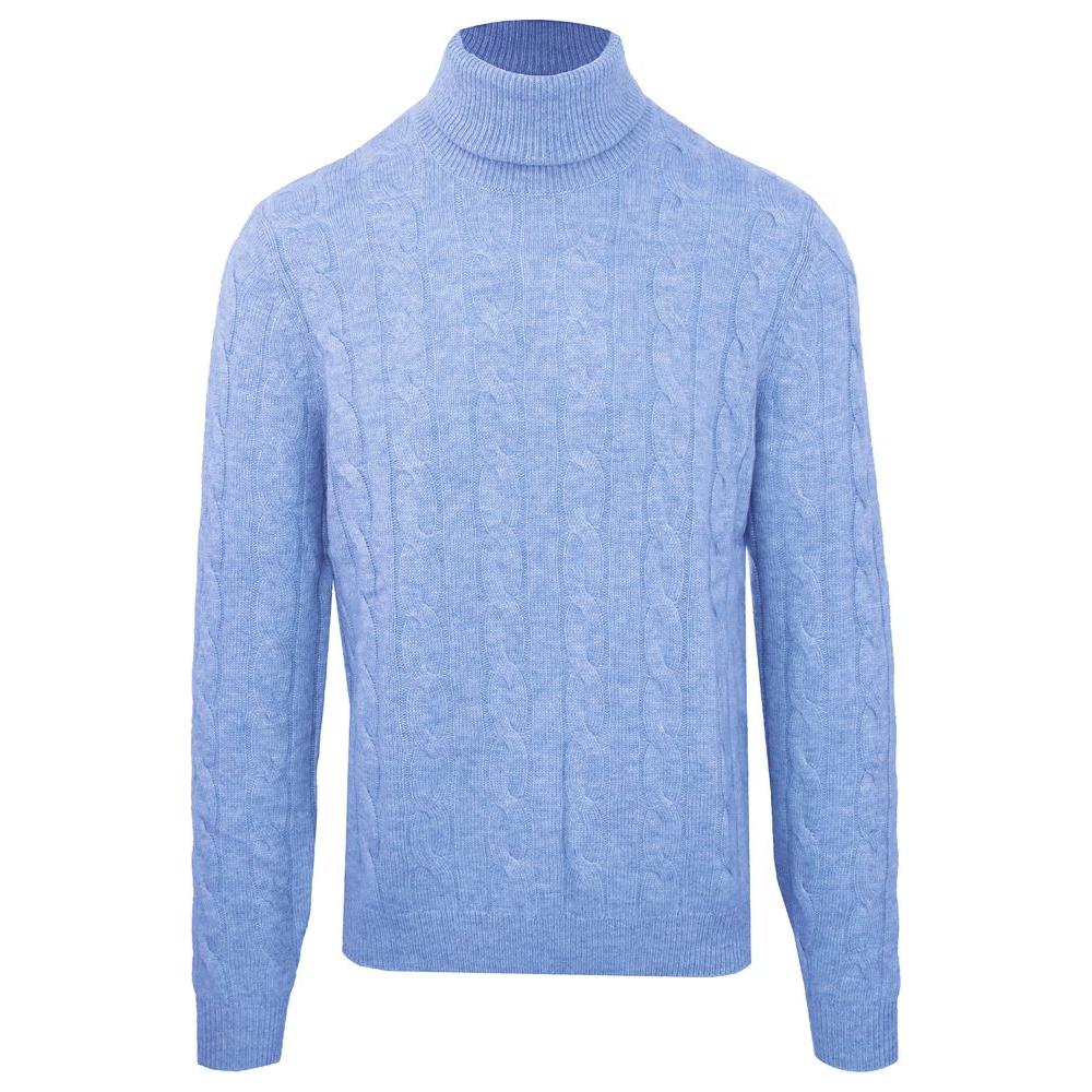 Malo Light Blue Wool Sweater Malo