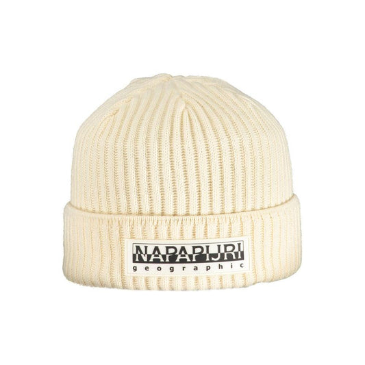 Napapijri Beige Acrylic Hats & Cap Napapijri