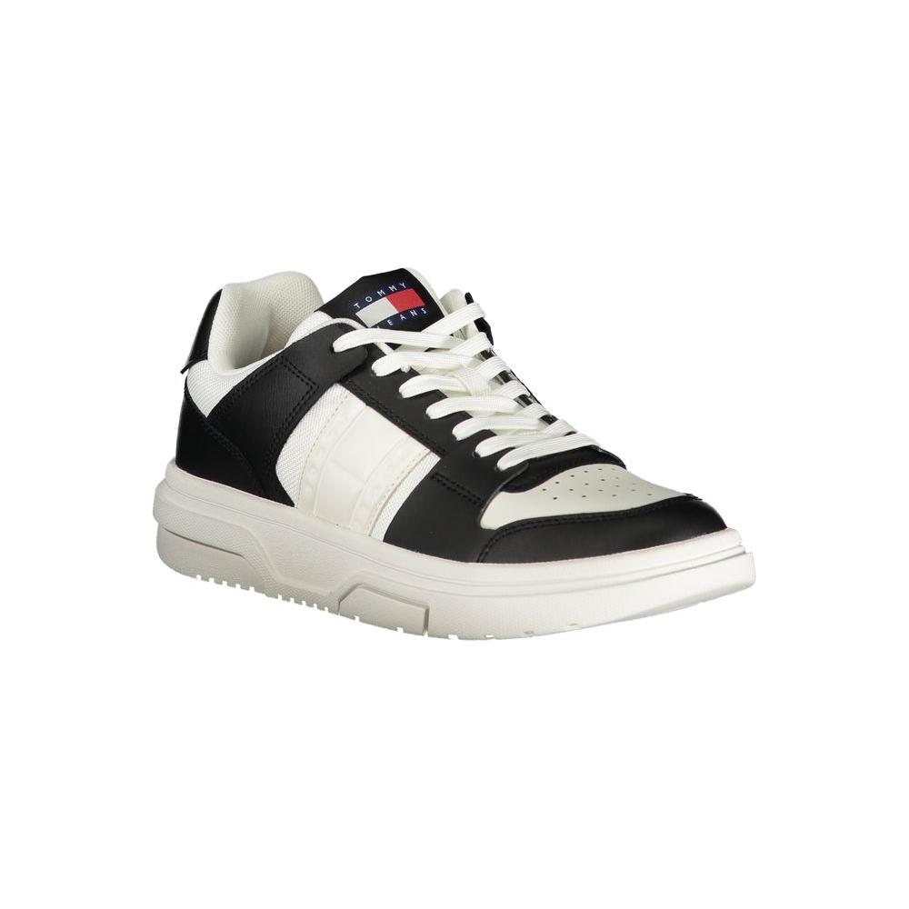 Tommy Hilfiger Black Polyester Sneaker Tommy Hilfiger