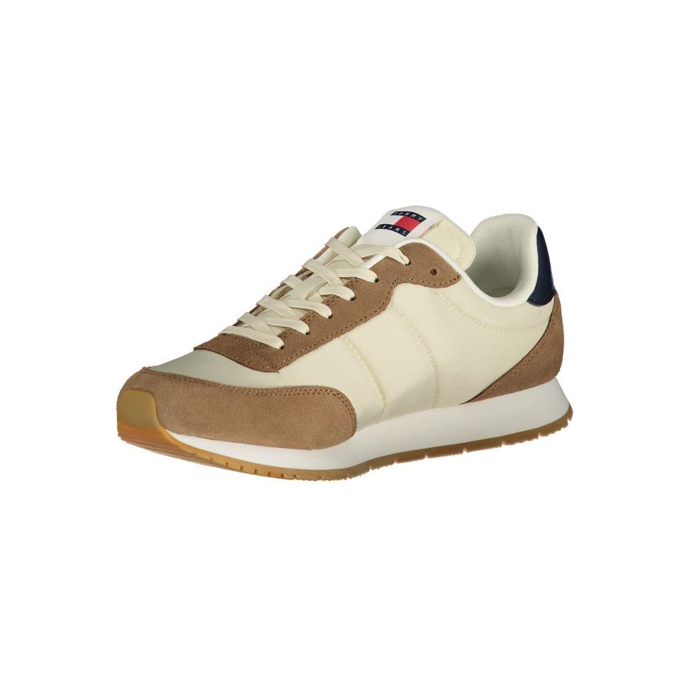 Tommy Hilfiger Beige Polyester Sneaker Tommy Hilfiger