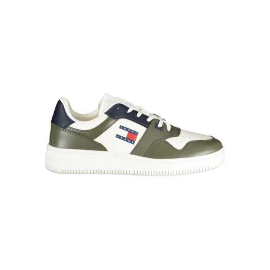 Tommy Hilfiger Green Polyester Sneaker Tommy Hilfiger