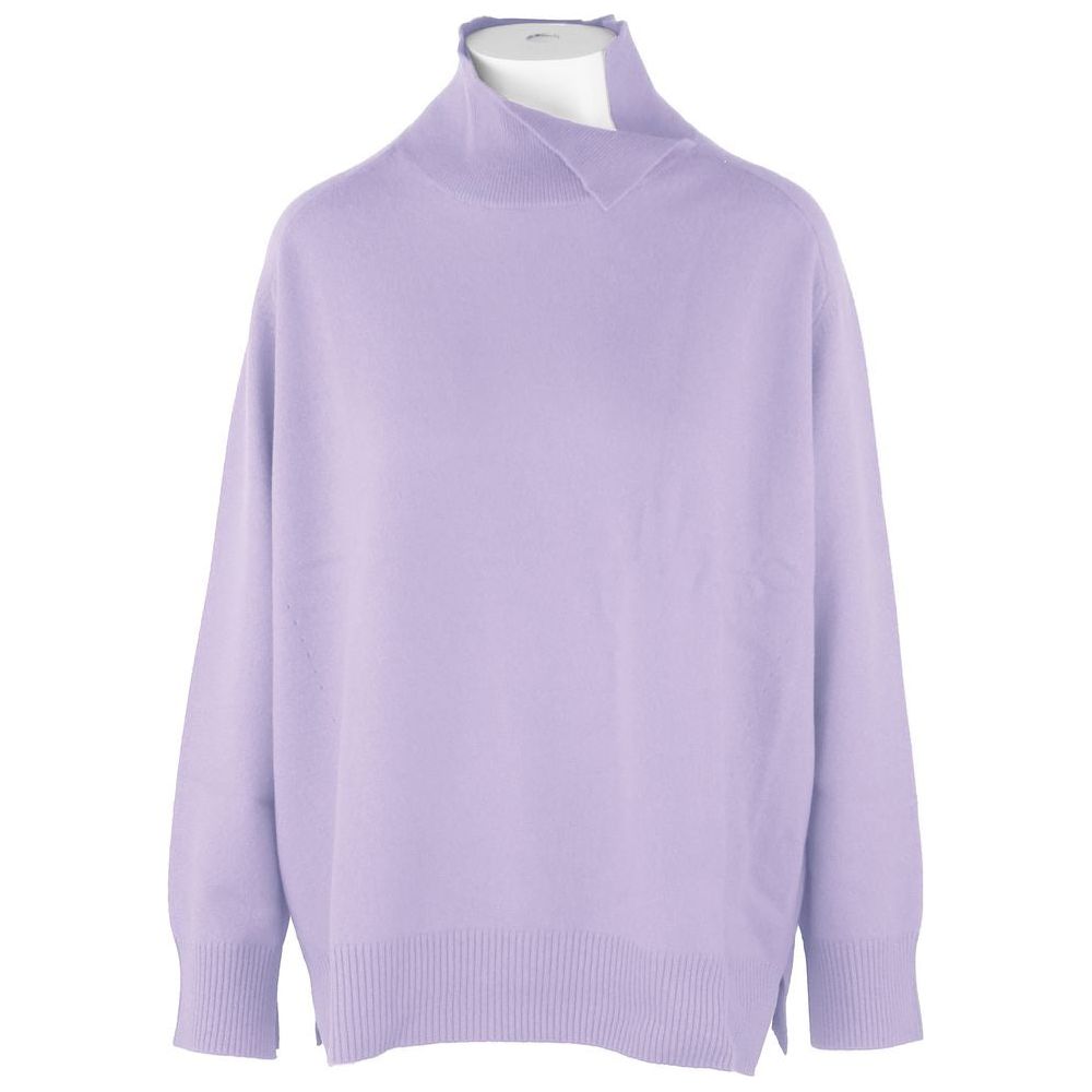 Malo Purple Wool Sweater Malo