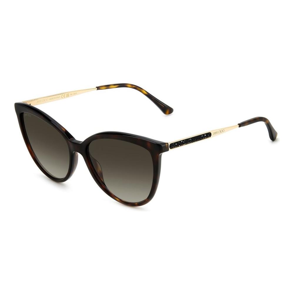 Jimmy Choo Brown Metal Sunglasses Jimmy Choo