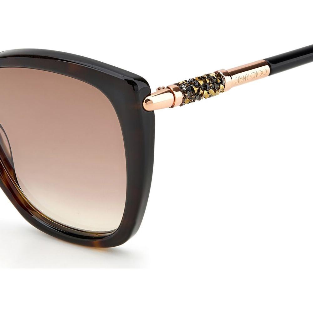 Jimmy Choo Brown Plastic Sunglasses Jimmy Choo