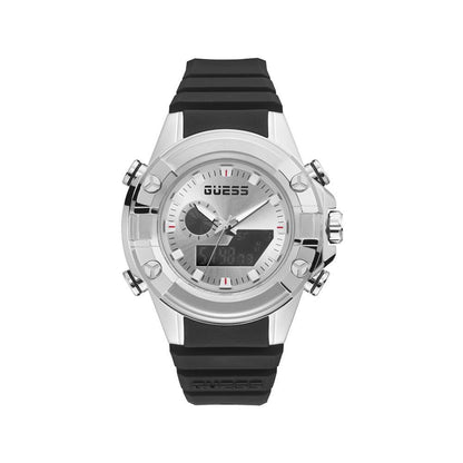 Guess Black Synthetic Sport Watch