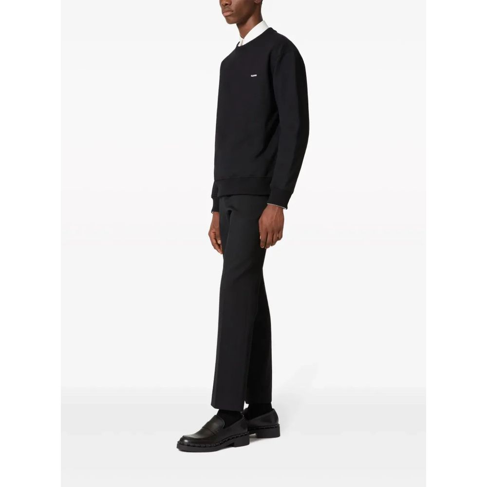 Valentino Black Cotton Sweater Valentino